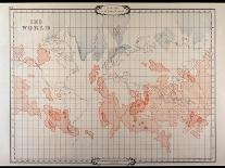 Map Showing Atlantis During the Period of Its Greatest Prosperity-W. Scott-elliot-Framed Stretched Canvas