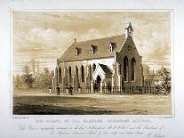 The Chapel of the Clapham Grammar School, London, C1850-W Sedgwick-Mounted Giclee Print