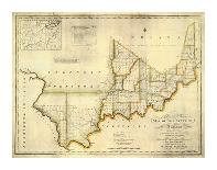 The State of Indiana, c.1817-W^ Shelton-Stretched Canvas