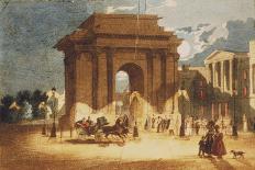 Hyde Park Corner, Westminster, London, C1835-W Spooner-Giclee Print