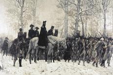 Washington Reviewing His Troops at Valley Forge-W. T. Trego-Giclee Print