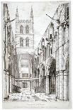 View of the Nave, St Saviour's Church, Southwark, London, C1834-W Taylor-Framed Giclee Print