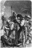 Harley Receiving the Legion's Memorial, 18th Century-W Thomas-Giclee Print