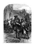 Street Scene During the Peace Illuminations, 1856-W Thomas-Giclee Print