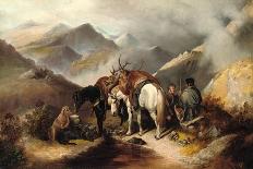 Stalking on the Highlands, 1871-W. W. Morris-Stretched Canvas