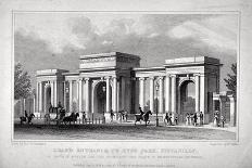 Southwark Bridge, London, 1827-W Wallis-Giclee Print