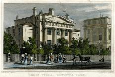 Doric Villa, Regent's Park, London, 1828-W Watkins-Giclee Print