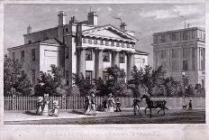 Doric Villa, Regent's Park, London, 1828-W Watkins-Giclee Print