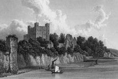 Rochester Castle, Kent-W Westall-Stretched Canvas