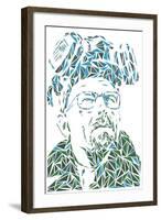 W White-Cristian Mielu-Framed Art Print