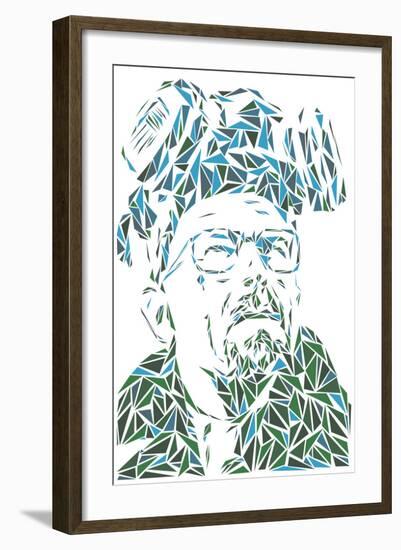 W White-Cristian Mielu-Framed Art Print