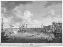 View of the Royal Dockyard, Deptford, London, 1793-W Woollett-Framed Giclee Print