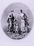 Juno Borrowing the Cestus from Venus, C1782-W Wynne Ryland-Framed Giclee Print