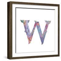 W-Green Girl-Framed Giclee Print