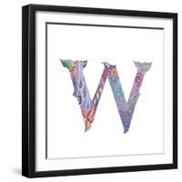 W-Green Girl-Framed Giclee Print