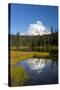 Wa, Mount Rainier National Park, Mount Rainier Reflected in Reflection Lake-Jamie And Judy Wild-Stretched Canvas