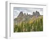 WA, Okanogan-Wenatchee NF. Liberty Bell Mtn, Concord and Lexington Towers, Early Winters Spires-Jamie & Judy Wild-Framed Photographic Print