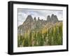 WA, Okanogan-Wenatchee NF. Liberty Bell Mtn, Concord and Lexington Towers, Early Winters Spires-Jamie & Judy Wild-Framed Photographic Print