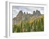 WA, Okanogan-Wenatchee NF. Liberty Bell Mtn, Concord and Lexington Towers, Early Winters Spires-Jamie & Judy Wild-Framed Photographic Print