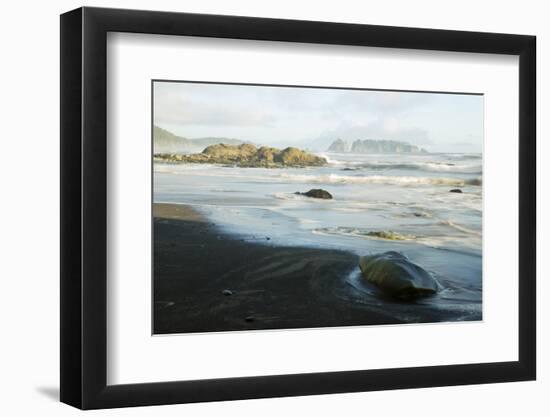 Wa, Olympic National Park, Rialto Beach, Sea Coast, with James Island-Jamie And Judy Wild-Framed Photographic Print