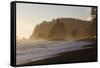 Wa, Olympic National Park, Sea Stacks at Sunset, Rialto Beach-Jamie And Judy Wild-Framed Stretched Canvas