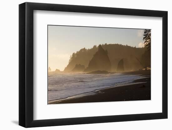 Wa, Olympic National Park, Sea Stacks at Sunset, Rialto Beach-Jamie And Judy Wild-Framed Photographic Print