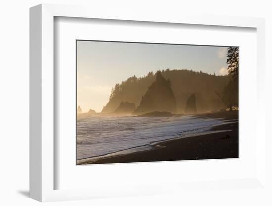 Wa, Olympic National Park, Sea Stacks at Sunset, Rialto Beach-Jamie And Judy Wild-Framed Photographic Print