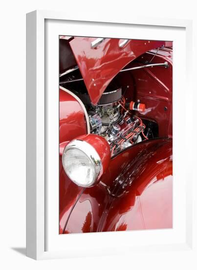 WA, Seattle, classic American automobile.-William Sutton-Framed Photographic Print