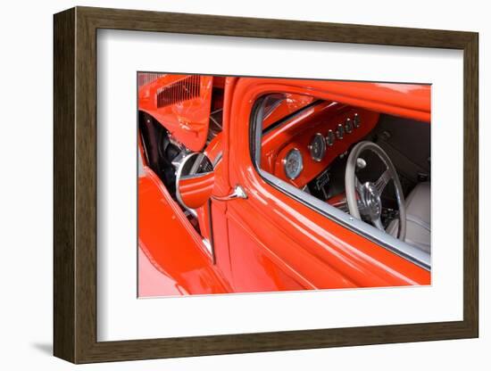 WA, Seattle, classic American automobile.-William Sutton-Framed Photographic Print