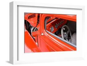 WA, Seattle, classic American automobile.-William Sutton-Framed Photographic Print