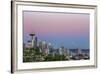 Wa, Seattle, Skyline View from Kerry Park, with Mount Rainier-Jamie And Judy Wild-Framed Photographic Print