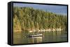 Wa State Ferry View Near Orcas Island, San Juan Islands, Wa-Stuart Westmorland-Framed Stretched Canvas