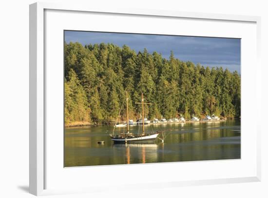 Wa State Ferry View Near Orcas Island, San Juan Islands, Wa-Stuart Westmorland-Framed Photographic Print