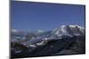 WA. Twilight shot of stars over Mt. Rainier, Little Tahoma and Burroughs Mountain-Gary Luhm-Mounted Photographic Print