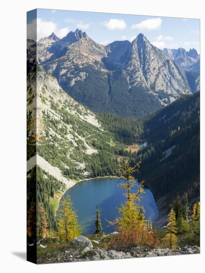 Wa, Wenatchee National Forest, Lake Ann-Jamie And Judy Wild-Stretched Canvas