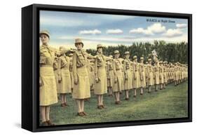 WAACS at Right Dress-null-Framed Stretched Canvas