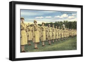 WAACS at Right Dress-null-Framed Art Print