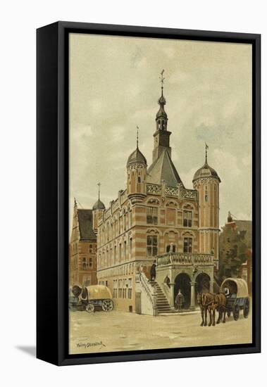 Waag-Willem II Steelink-Framed Stretched Canvas