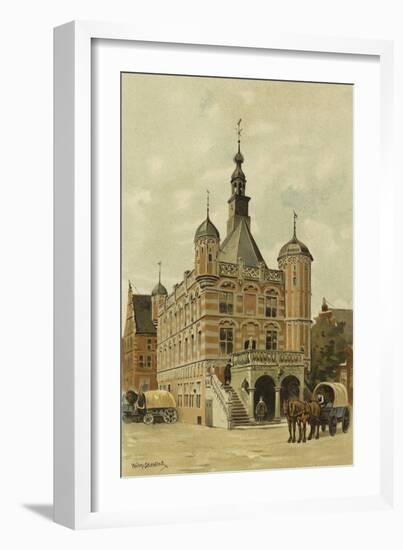 Waag-Willem II Steelink-Framed Giclee Print