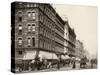 Wabash Avenue at the Corner of Madison Street, Downtown Chicago, 1890s-null-Stretched Canvas