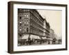 Wabash Avenue at the Corner of Madison Street, Downtown Chicago, 1890s-null-Framed Giclee Print