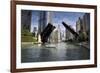 Wabash Avenue Bridge Chicago-null-Framed Premium Giclee Print