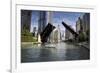 Wabash Avenue Bridge Chicago-null-Framed Premium Giclee Print