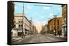 Wabash Avenue, Terre Haute, Indiana-null-Framed Stretched Canvas