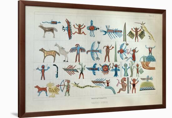 Wabeno Songs, from 'Information Respecting the History, Condition and Prospects of the Indian…-Seth Eastman-Framed Giclee Print