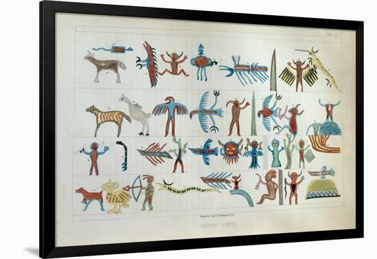 Wabeno Songs, from 'Information Respecting the History, Condition and Prospects of the Indian…-Seth Eastman-Framed Giclee Print