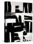 Wabi Sabi Black and White Abstract-Iris Lehnhardt-Stretched Canvas