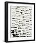 Wabi Sabi Lines Black and White Watercolour-Iris Lehnhardt-Framed Photographic Print