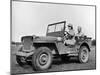 Wac Driving Jeep-null-Mounted Premium Photographic Print