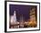 Wacker Drive and Skyline at night, Chicago, Illinois, USA-Alan Klehr-Framed Photographic Print